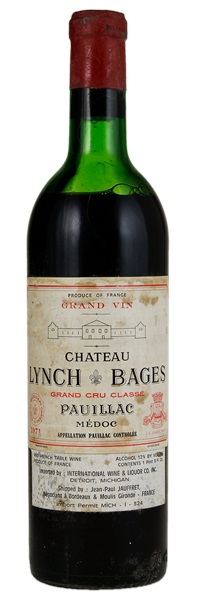 1971 Château Lynch-Bages, 750ml