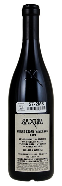 2019 Saxum Heart Stone Vineyard, 750ml