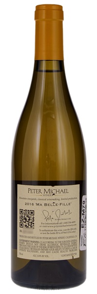 2016 Peter Michael Ma Belle Fille Chardonnay, 750ml