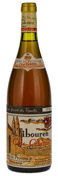 2014 Clos Cibonne Tibouren Côtes de Provence Cuvée Spéciale des Vignettes, 750ml