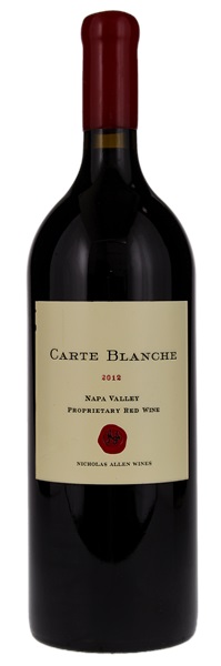 2012 Nicholas Allen Wines Carte Blanche Proprietary Red, 1.5ltr