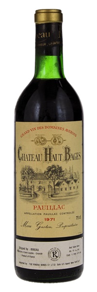 1971 Château Haut-Bages, 750ml