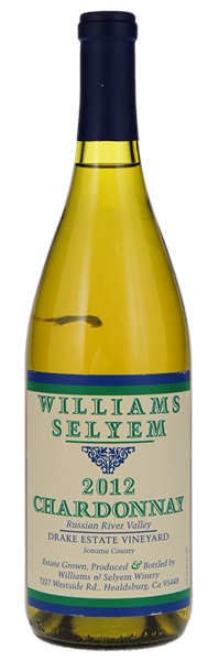 2012 Williams Selyem Drake Estate Vineyard Chardonnay, 750ml