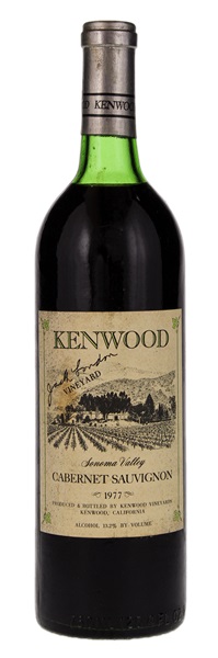 1977 Kenwood Jack London Vineyard Cabernet Sauvignon, 750ml