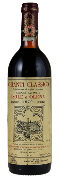 1979 Isole e Olena Chianti Classico, 750ml