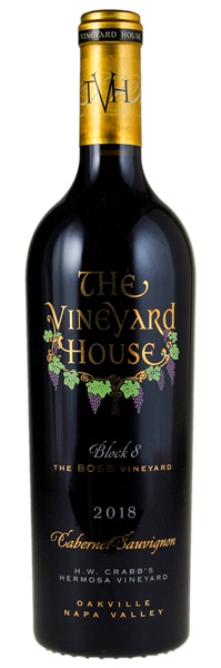 2018 The Vineyard House H.W. Crabb's Hermosa Valley The Boss Vineyard Block 8 Cabernet Sauvignon, 750ml
