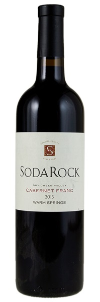 2013 Soda Rock Warm Springs Cabernet Franc, 750ml