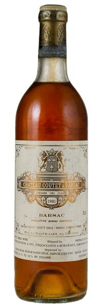 1981 Château Coutet, 750ml