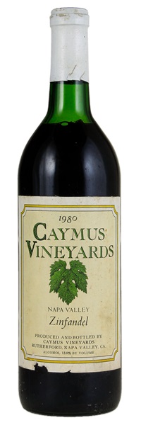 1980 Caymus Zinfandel, 750ml