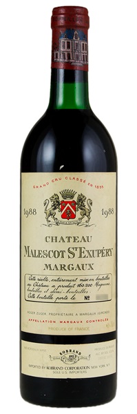 1988 Château Malescot-St Exupery, 750ml