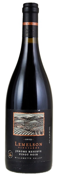2019 Lemelson Vineyards Jerome Reserve Pinot Noir, 750ml