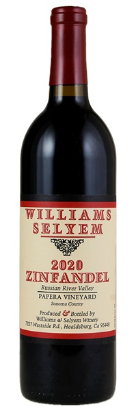 2020 Williams Selyem Papera Vineyard Zinfandel, 750ml