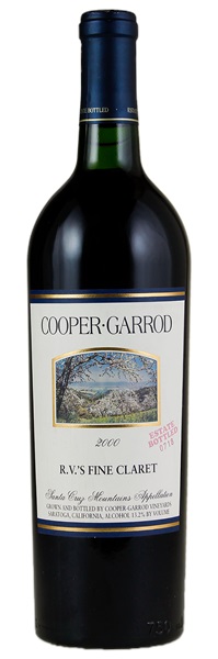 2000 Cooper Garrod R.V.'s Fine Claret, 750ml