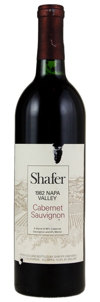 1982 Shafer Vineyards Cabernet Sauvignon, 750ml