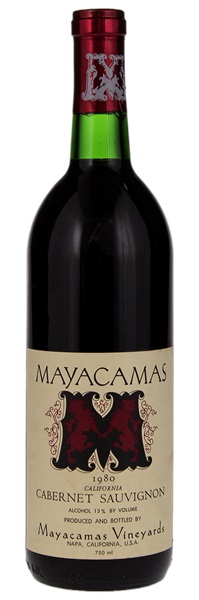1980 Mayacamas Cabernet Sauvignon, 750ml