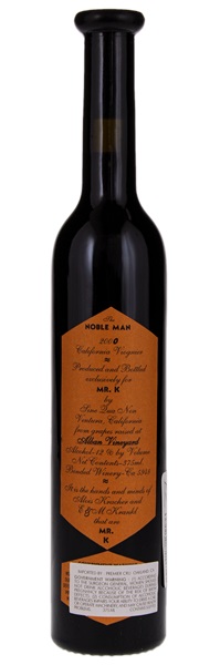 2000 Sine Qua Non Mr. K The Noble Man Alban Vineyards Viognier, 375ml
