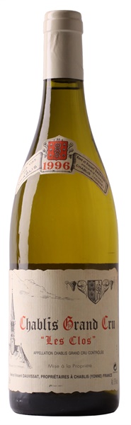 1996 Domaine Vincent Dauvissat Chablis Les Clos, 750ml