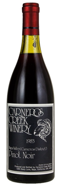 1983 Carneros Creek Carneros District Pinot Noir, 750ml