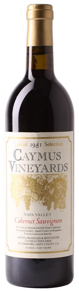 1981 Caymus Special Selection Cabernet Sauvignon, 750ml