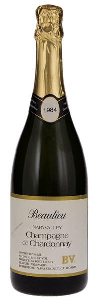 1984 Beaulieu Vineyard Late Disgorged Champagne de Chardonnay, 750ml