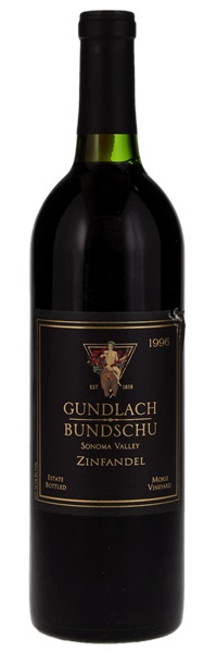 1996 Gundlach Bundschu Morse Vineyard Zinfandel, 750ml