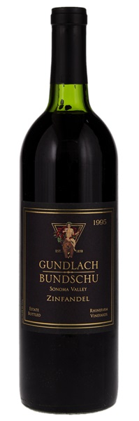 1995 Gundlach Bundschu Rhinefarm Vineyard Zinfandel, 750ml