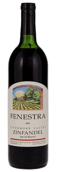 1993 Fenestra Winery Special Reserve Zinfandel, 750ml