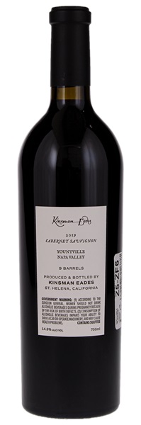 2019 Kinsman Eades Anjea Cabernet Sauvignon, 750ml