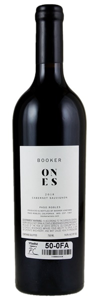 2018 Booker Vineyard Ones Cabernet Sauvignon
