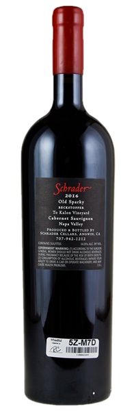 2016 Schrader MMXVI (Old Sparky), 1.5ltr