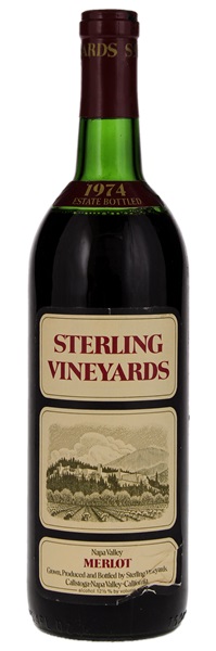 1974 Sterling Vineyards Merlot, 750ml