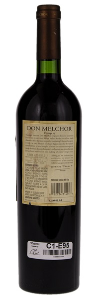 2001 Concha Y Toro Don Melchor Cabernet Sauvignon, 750ml