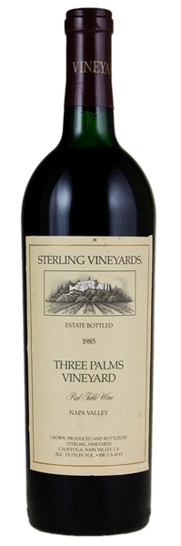 1985 Sterling Vineyards Three Palms Vineyard Red, 750ml