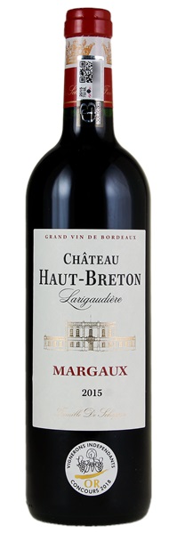 2015 Château Haut Breton Larigaudiere, 750ml