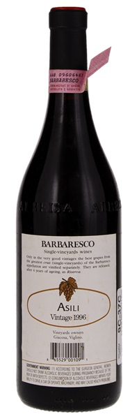1996 Produttori del Barbaresco Barbaresco Asili Riserva, 750ml