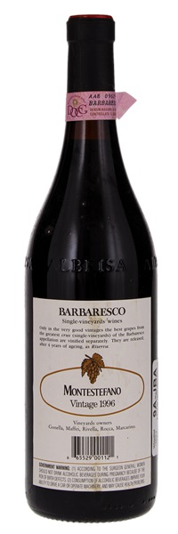 1996 Produttori del Barbaresco Barbaresco Montestefano Riserva, 750ml