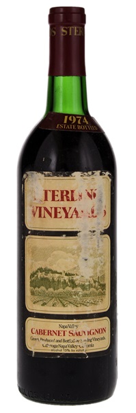1974 Sterling Vineyards Cabernet Sauvignon, 750ml