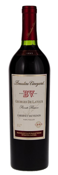 1995 Beaulieu Vineyard Georges de Latour Private Reserve Cabernet Sauvignon, 750ml