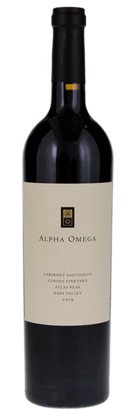 2019 Alpha Omega Cordes Vineyard Cabernet Sauvignon, 750ml