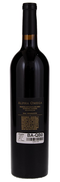 2019 Alpha Omega Sleeping Lady Vineyard Cabernet Sauvignon, 750ml