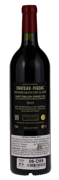 2015 Château Figeac, 750ml