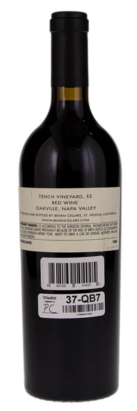 2015 Bevan Cellars Tench Vineyard Double E Red Wine, 750ml