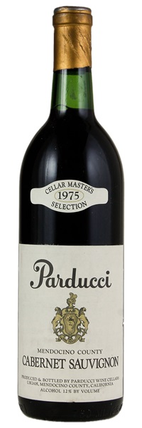 1975 Parducci Cellar Master's Selection Cabernet Sauvignon, 750ml