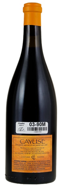 2007 Cayuse Cailloux Vineyard Syrah, 750ml