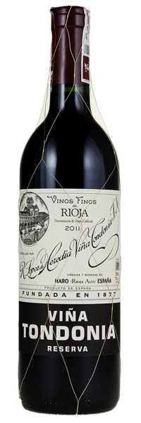 2011 Lopez de Heredia Rioja Vina Tondonia Reserva, 750ml