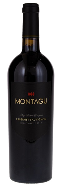 2018 Montagu Sage Ridge Vineyard Cabernet Sauvignon, 750ml