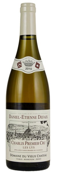 2010 Daniel-Etienne Defaix Chablis Les Lys