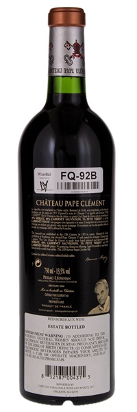 2008 Château Pape-Clement, 750ml