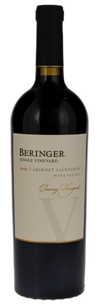 2003 Beringer Quarry Vineyard Cabernet Sauvignon, 750ml