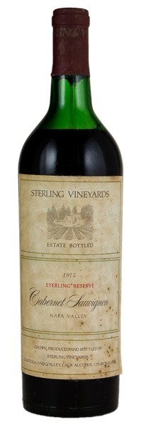 1975 Sterling Vineyards Reserve Cabernet Sauvignon, 750ml